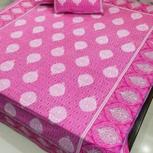 Daabu Print Double Standard Size Bedsheet