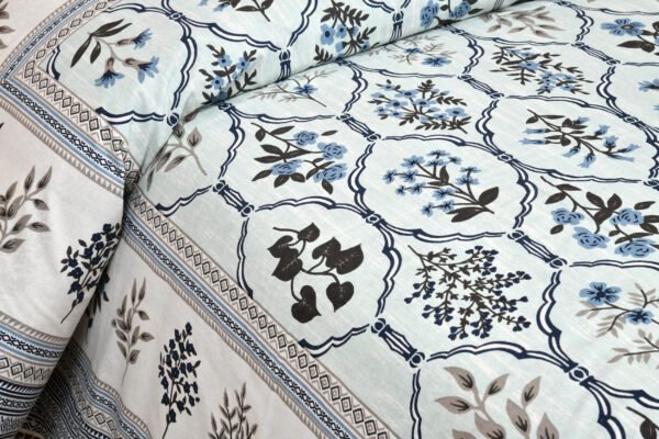 Experience Elegance with Our Hand Block Printed King Size Bedsheet