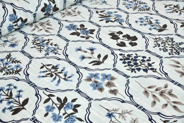 Experience Elegance with Our Hand Block Printed King Size Bedsheet