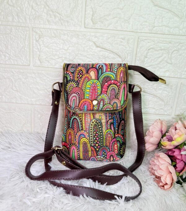 Mandala Design Mobile Sling Bag